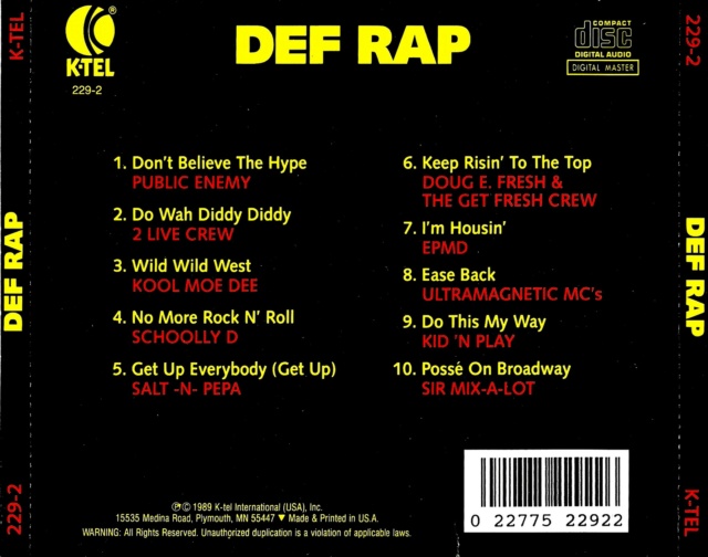 Def Rap (1989) 30/04/23 Back1220