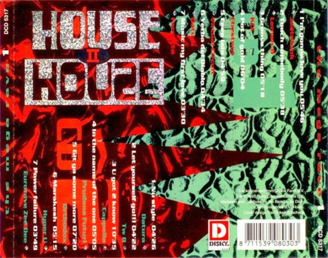 House II House - The Mega Rave 1 "Álbum Duplo" (1993) 30/04/23 Back1226