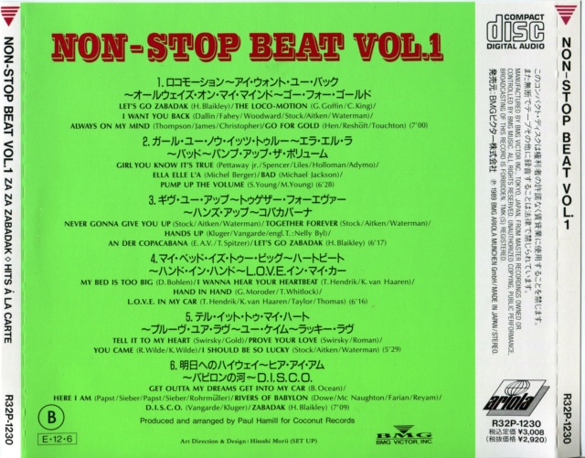 Non Stop Beat Vol.1 (1989) 03/10/23 Back1308