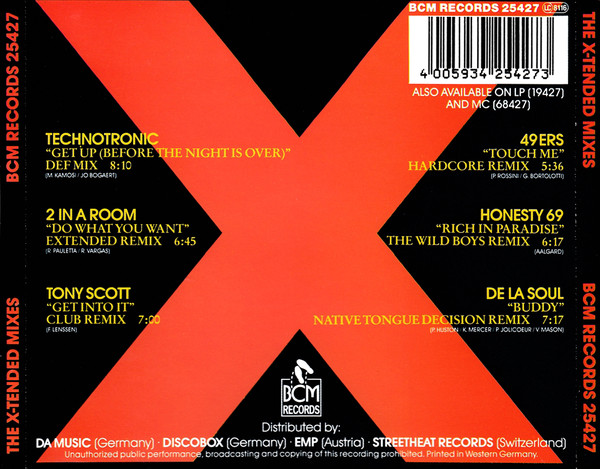 The X-Tended Mixes (1990) 07/10/23 Back1329