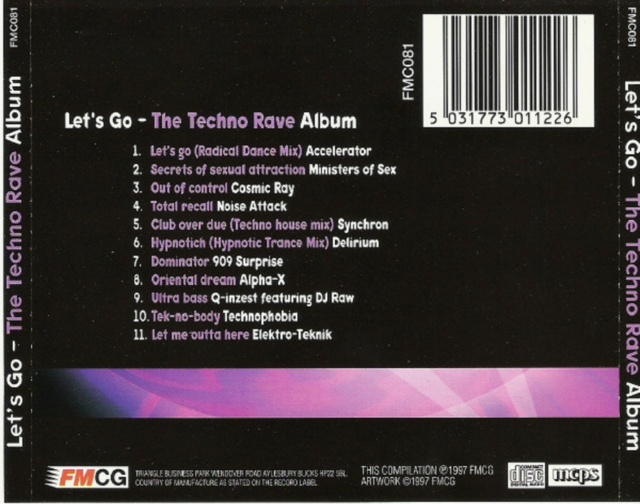 Lets Go - The Techno Rave Album (1997) 24/10/23 Back1377