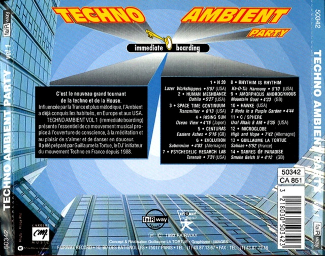 Techno Ambient Party Vol. 01.02 & 03 (1993/95) 24/10/23 Back1381