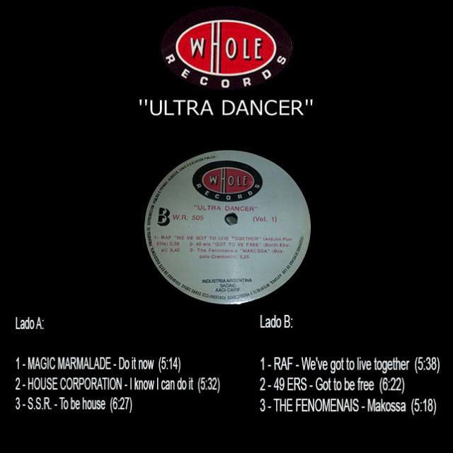 Ultra Dancer " Vínil" (1990) 31/10/23 Back1398