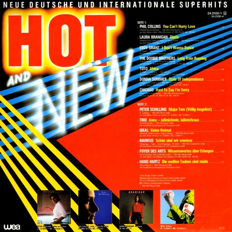 Hot And New Vol. 01, 02, 03 & 04 & Hot And New '84 & '85 "86 (1983-1986) 20/07/24 Back1541