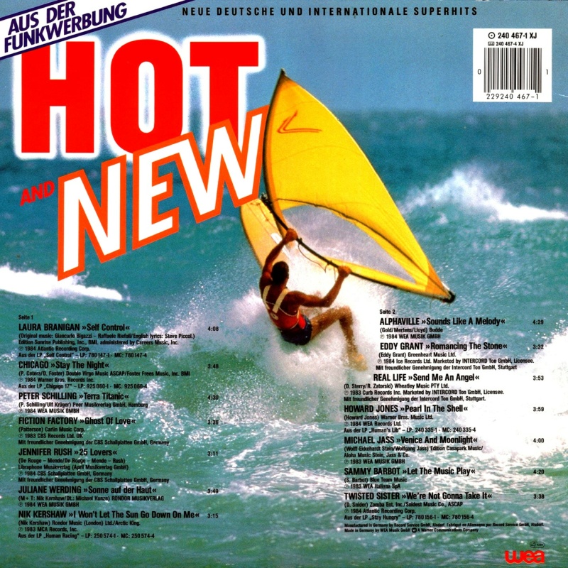 Hot And New Vol. 01, 02, 03 & 04 & Hot And New '84 & '85 "86 (1983-1986) 20/07/24 Back1545