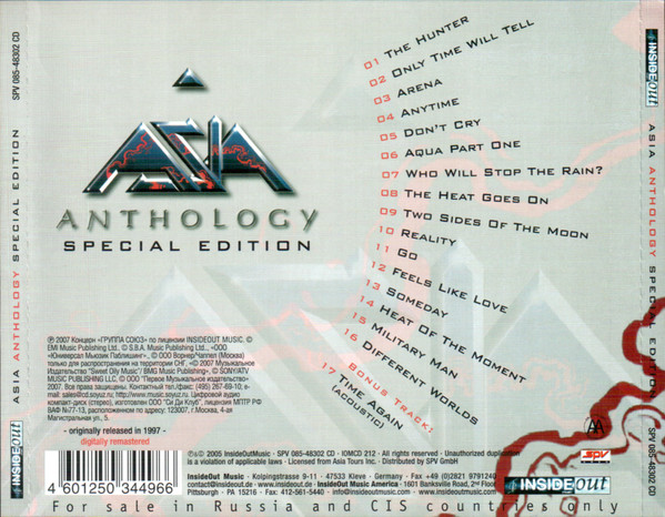 10/03/20 - ASIA - ANTHOLOGY (1997)  Back161