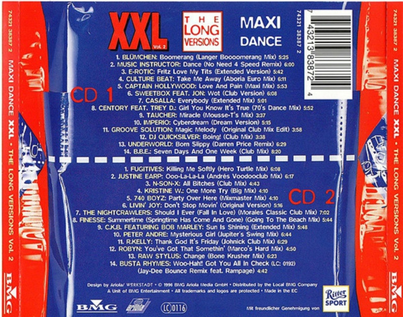 Maxi Dance XXL - The Long Versions Vol.1 a 3 " 06 Álbuns" (1996) 22/10/2022 - Página 4 Back891