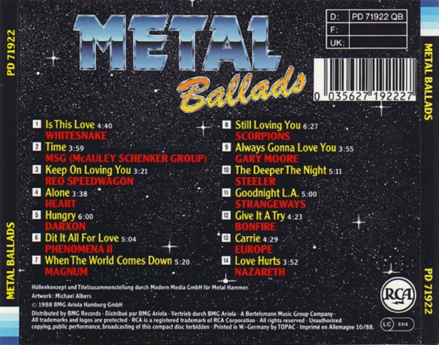 Metal Ballads Vol. 01 ao 04 (1988-1991) 25/10/22 - Página 3 Back925