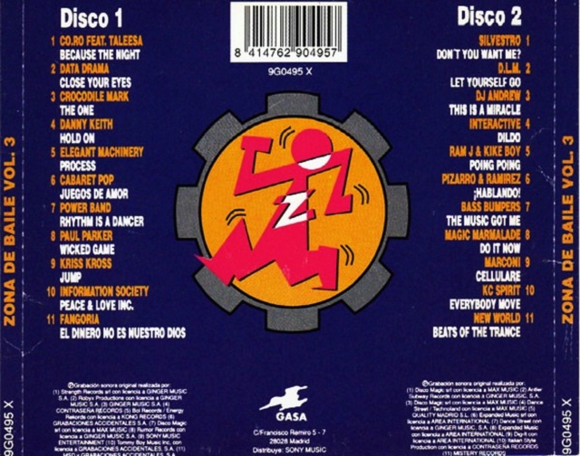 Zona De Baile Vol. 01 ao 07 "14 Cd's (1991-1995) 27/10/22 Back960