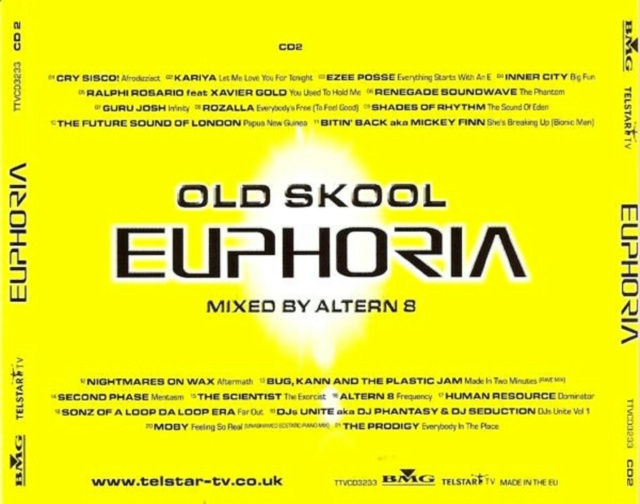 Old Skool Euphoria (Mixed By Altern 8) "Álbum Duplo"(2001) - 13/01/23 Back_c11