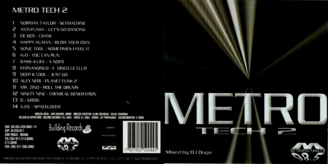 Coleção Metro Tech Vol. 01 ao 15 "21 CD's" (1996/2006) 22/02/23 Capa162
