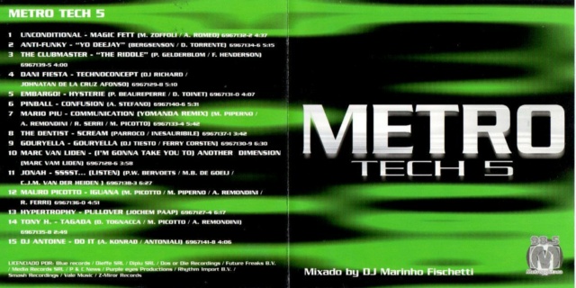 Coleção Metro Tech Vol. 01 ao 15 "21 CD's" (1996/2006) 22/02/23 Capa166