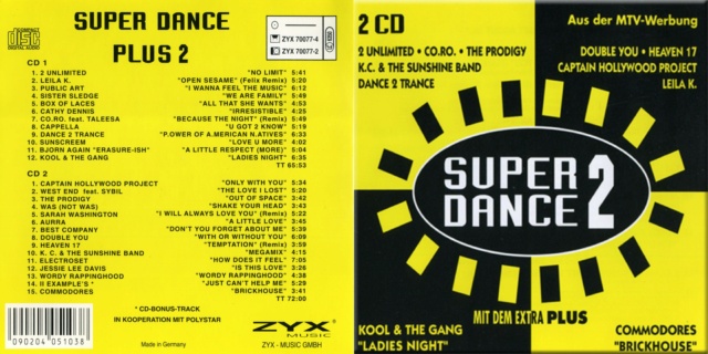 Coleção Super Dance Plus Vol. 01 ao 12  "24 CD's "(1992/97) 25/06/23 Capa182