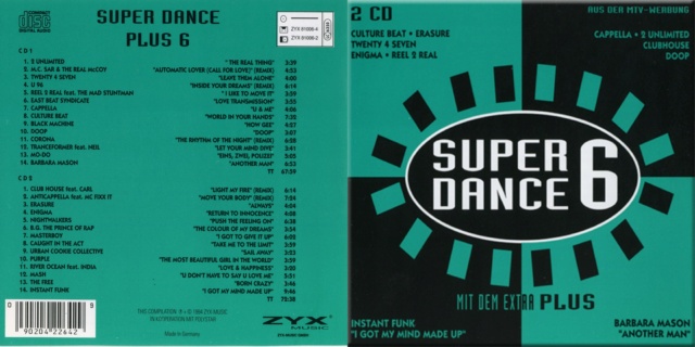 Coleção Super Dance Plus Vol. 01 ao 12  "24 CD's "(1992/97) 25/06/23 Capa186