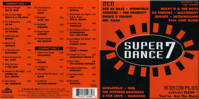 Coleção Super Dance Plus Vol. 01 ao 12  "24 CD's "(1992/97) 25/06/23 Capa187