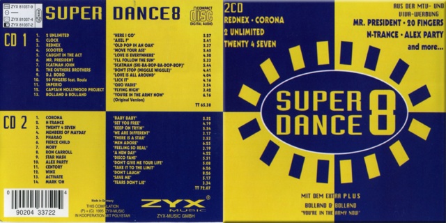 dance - Coleção Super Dance Plus Vol. 01 ao 12  "24 CD's "(1992/97) 25/06/23 - Página 2 Capa188