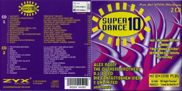 Coleção Super Dance Plus Vol. 01 ao 12  "24 CD's "(1992/97) 25/06/23 Capa190