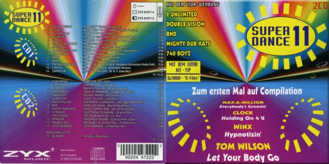 Coleção Super Dance Plus Vol. 01 ao 12  "24 CD's "(1992/97) 25/06/23 Capa191