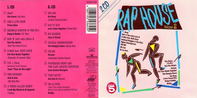 house - Rap House Vol. 01 ao 04  " 08 CD's" (1989/92) 24/10/22 Capa72