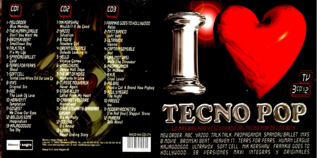 I Love Tecno Pop Anos 80's Vol.01, & Vol.2  06 CD's (1998/2002) 08/02/23 - Página 2 Cover108