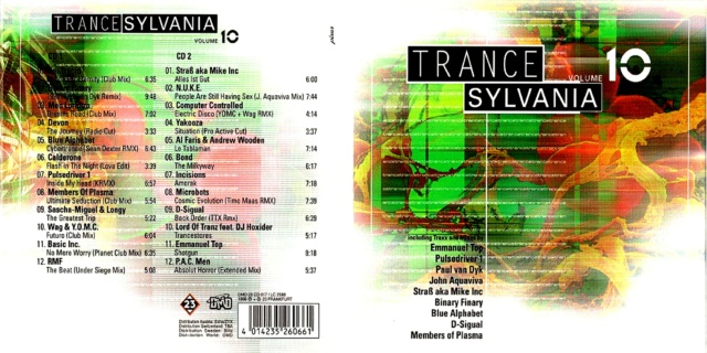 Coleção TranceSylvania Vol. 01 a 10  "21 CD's "(1993-98) 11/06/23 Cover130