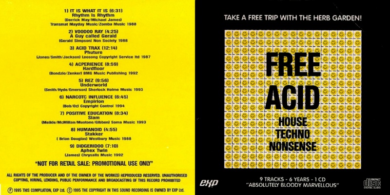 house - Flux Trax - Free Acid House Techno Nonsense "PROMO" (1995) 23/10/23 Cover140