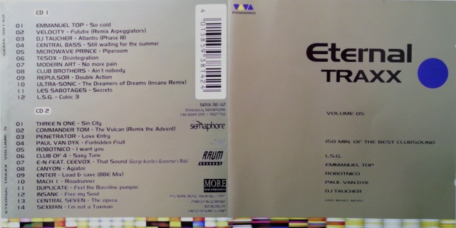 Coleção " Eternal Traxx"  Vol. 01 ao 05 10 Cd's (1995/97) - 21/01/23 Cover71