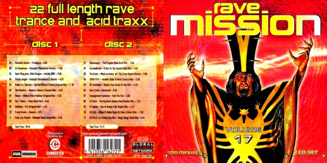 Coleção " Rave Mission" 21 Volumes Duplos  42 CD's (1994/2001)  Cover89