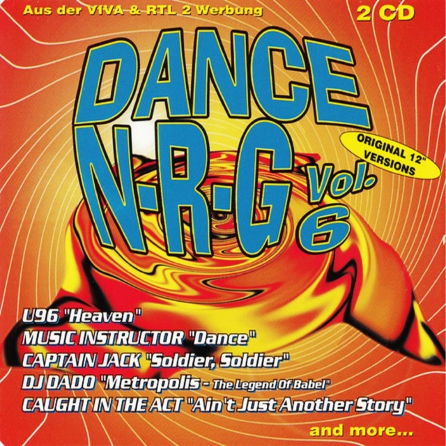 Coleção Dance N-R-G Vol. 01 ao 06 " 12 CD's" (1994/96) - 18/01/23 Fron1142