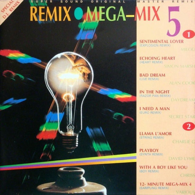 Remix MegaMix Vol. 01 ao 06 "Vínil" (1985/87) 20/10/23 Fron1361