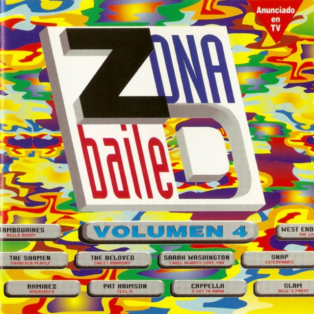 Zona De Baile Vol. 01 ao 07 "14 Cd's (1991-1995) 27/10/22 Front962
