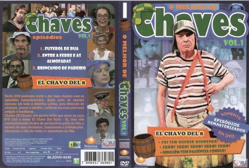 COLEÇÃO "O Melhor de Chaves" Vol. 01 ao 04 (DVD) O_melh10