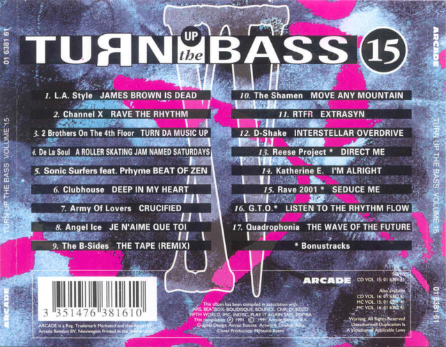 Coleção " Turn Up The Bass " Vol.01 ao 25  (1989- 1993) 04/12/22 - Página 2 Turn_u63