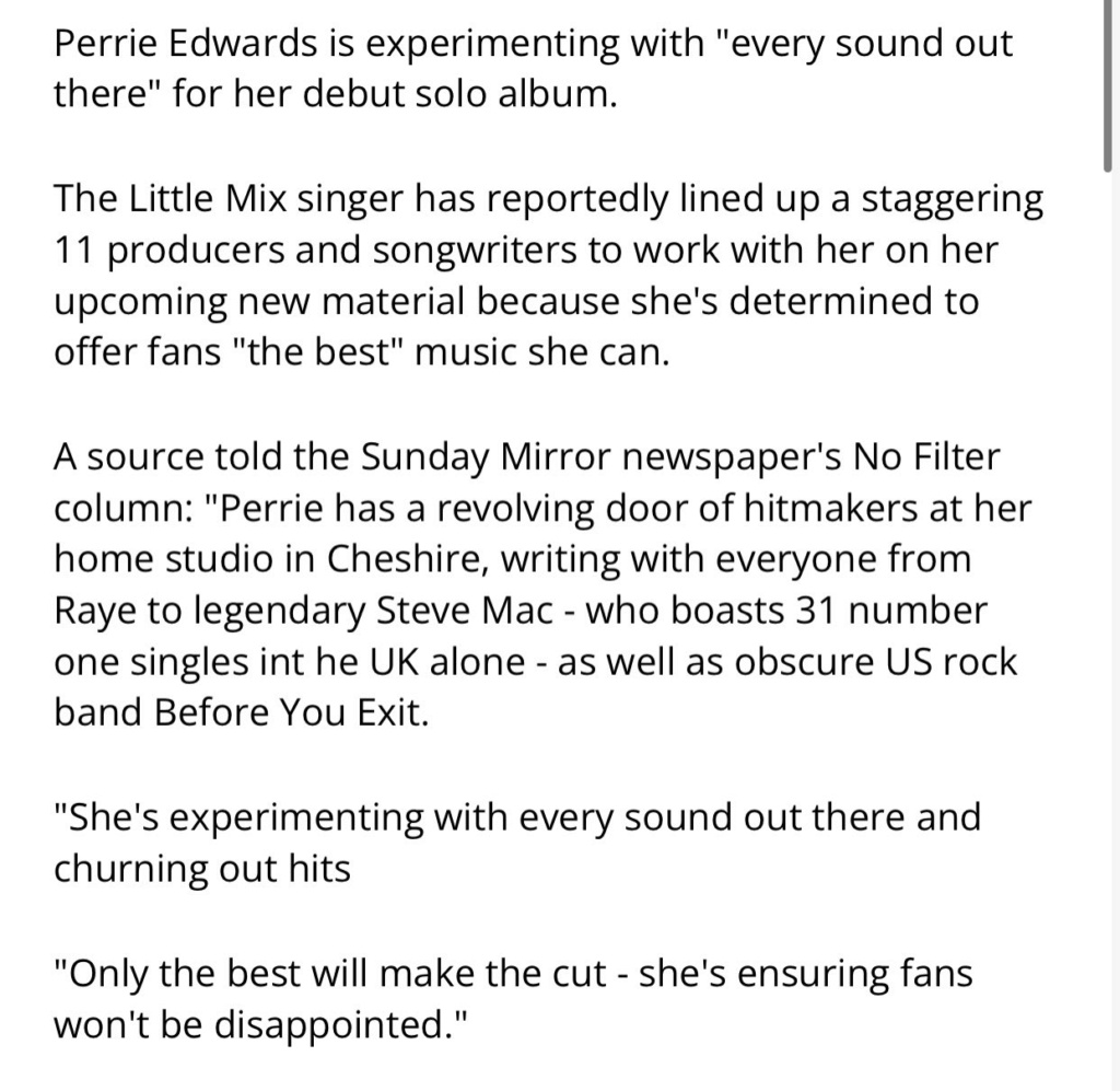 Perrie (Little Mix) >> preparando album debut  Img_2214