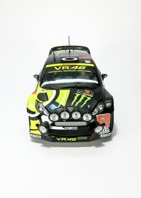 MT: Ford Fiesta RS WRC - V. Rossi - Monza Rally '11 - Belkits 1/24 . 2710