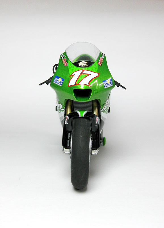 MT: Kawasaki Ninja ZX-RR -#17 Randy De Puniet - Moto GP 2006 - Tamiya 1/12 430