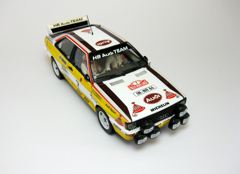MT: Audi Quattro -Blomqvist/Cederberg - Montecarlo 1984 -Tamiya 1/24 528