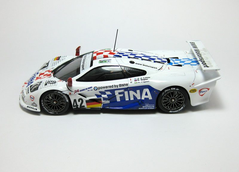 modelo - MT: McLaren F1 GTR -Fina #42 Lehto-Soper-Piquet-Le Mans '97-Fujimi 1/24 737