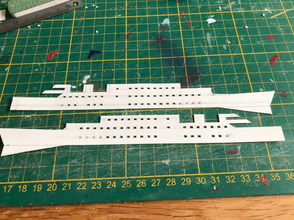 Yacht Seadream I [scratch carton waterline 1/600 ~1/600°] de PADOU35 (chantier) Img_7936