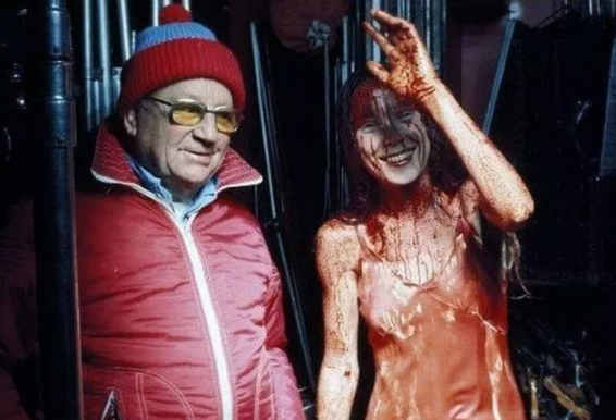 Behind The Scenes Photos Of Movie Villains  Carrie10
