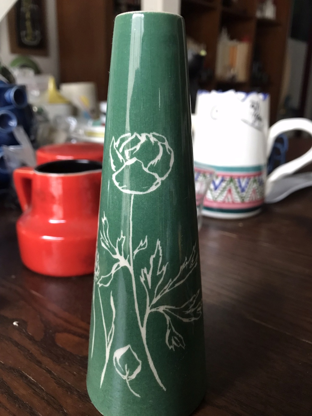 Petit vase avec un motif floral et le talmpon de Ziegler Schaffhausen Af6a6810