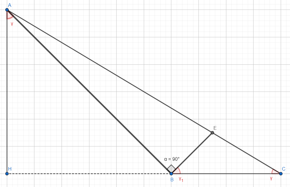 Relação em triângulo pseudo-retângulo Tri10