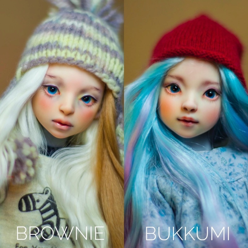 BLACK CHERRY DOLLS - Cookie series Brownie et Bukkumi 81958410