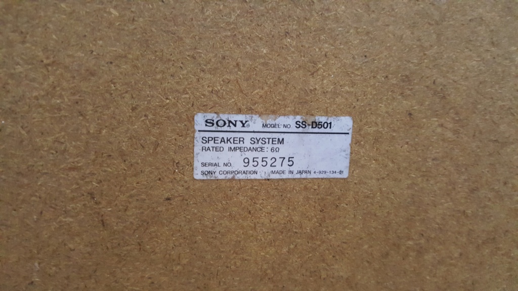 Sony 3way speaker system (SOLD) 20200912