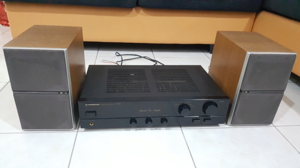 Pioneer Amp & Sharp spk. (SOLD) 20201016