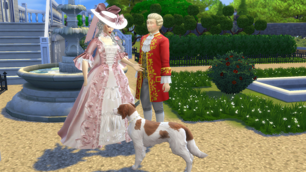 Marie-Antoinette & Louis XVI en Sims (Sims 4) 04-09-11