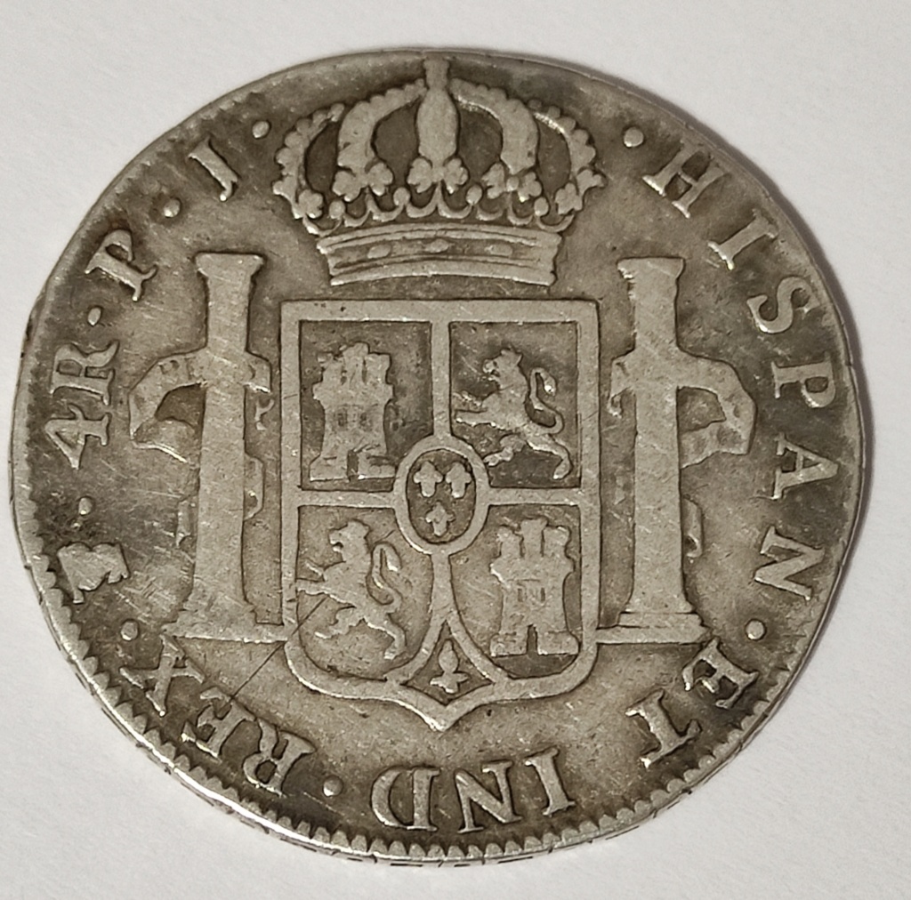 4 reales 1808 Potosí Carlos IIII R264re11