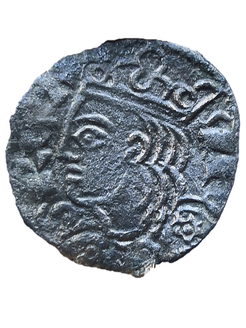 Dinero coronado o cornado de Alfonso XI. Toledo Cornad10