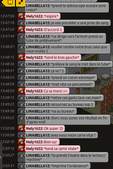 [CHU] Rapports D'actions RP de LINABELLA12 Ra211