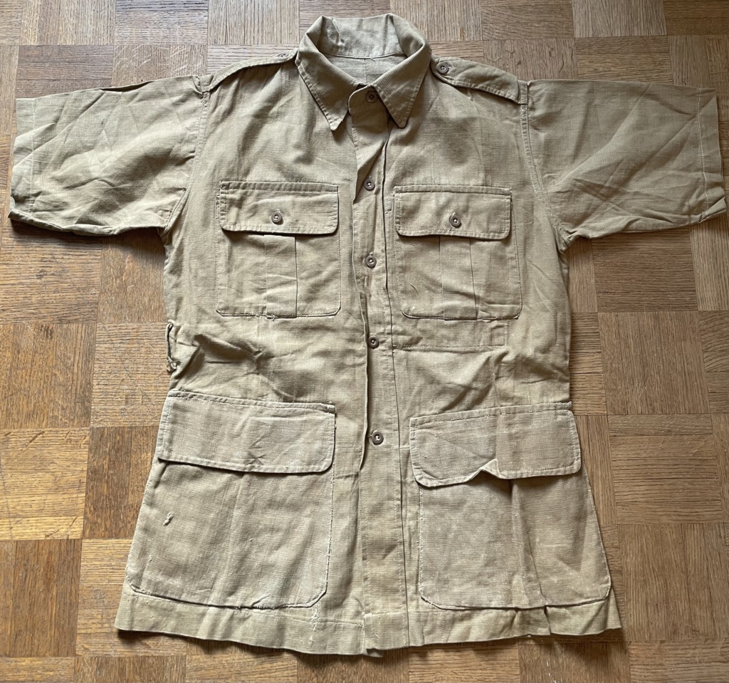 Beaucoup de chemise réglementaire de l’armée française (ww2 et autre)   B14f4a10